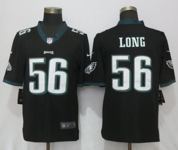 Men Philadelphia Eagles 56 Long Black Vapor Untouchable New Nike Limited NFL Jerseys